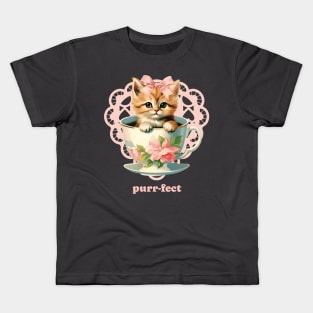Purr-fect Kitty Kids T-Shirt
